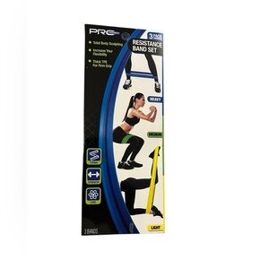 Pro Strength Resistance Band Set with Three Levels